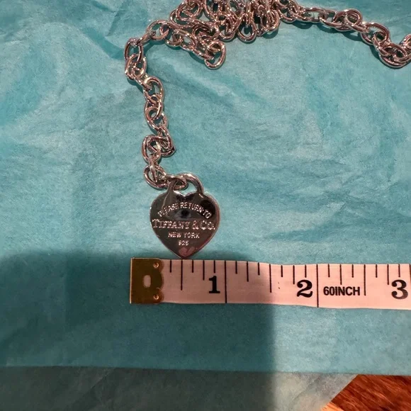 Tiffany & Co. Silver Heart Tag Necklace - Picture 8 of 8
